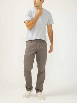 Eddie Relaxed Fit Slim Straight Leg Essential Twill Pants